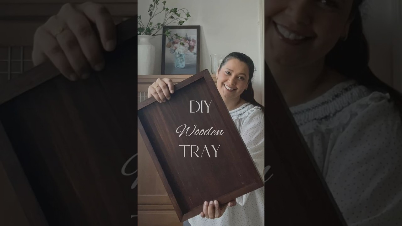 Easy DIY Wooden Tray
