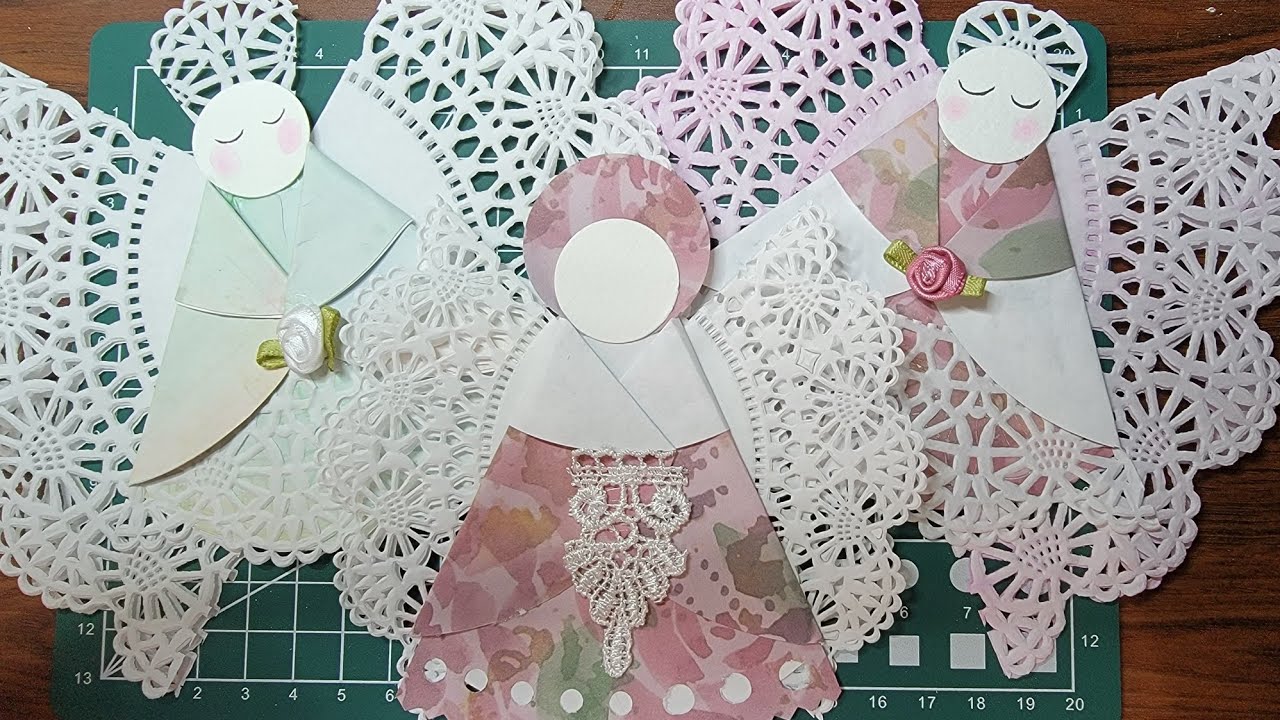 EASY DOILY ANGELS!! | FULL TUTORIAL 😇