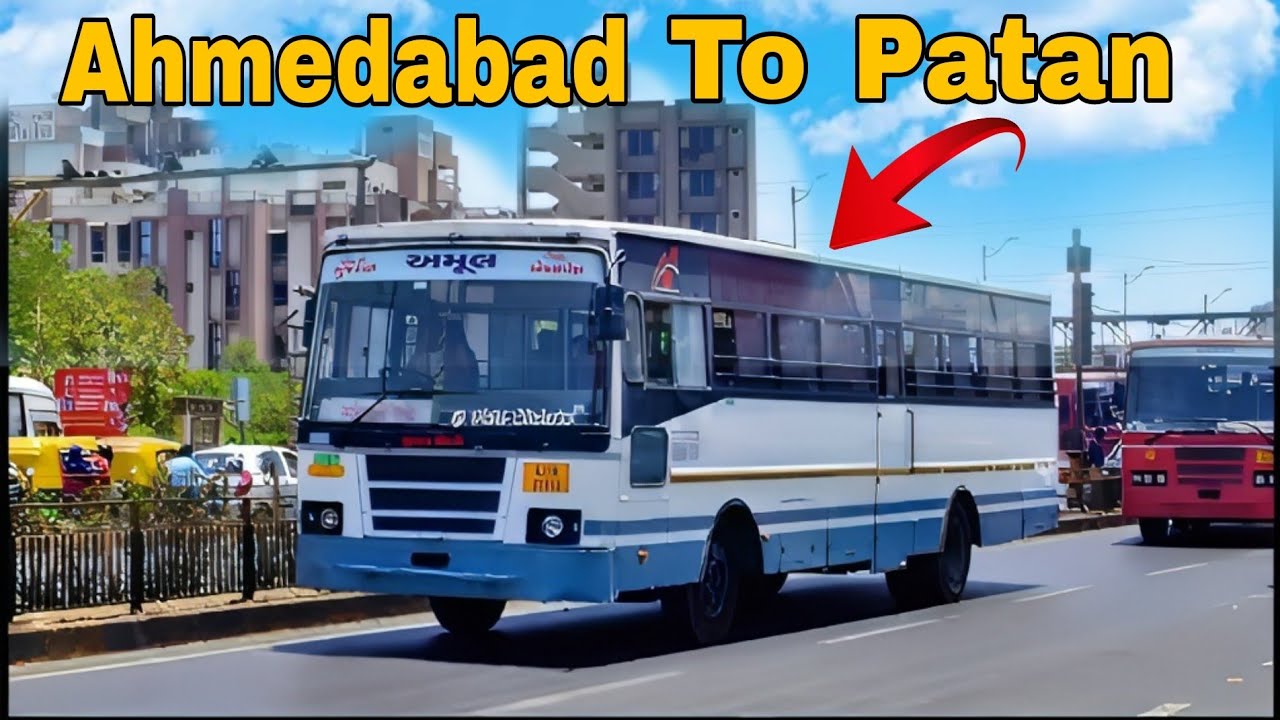 Ahmedabad to Patan in GSRTC bus Journey 🤩| Heritage City Of Patan Gujrat