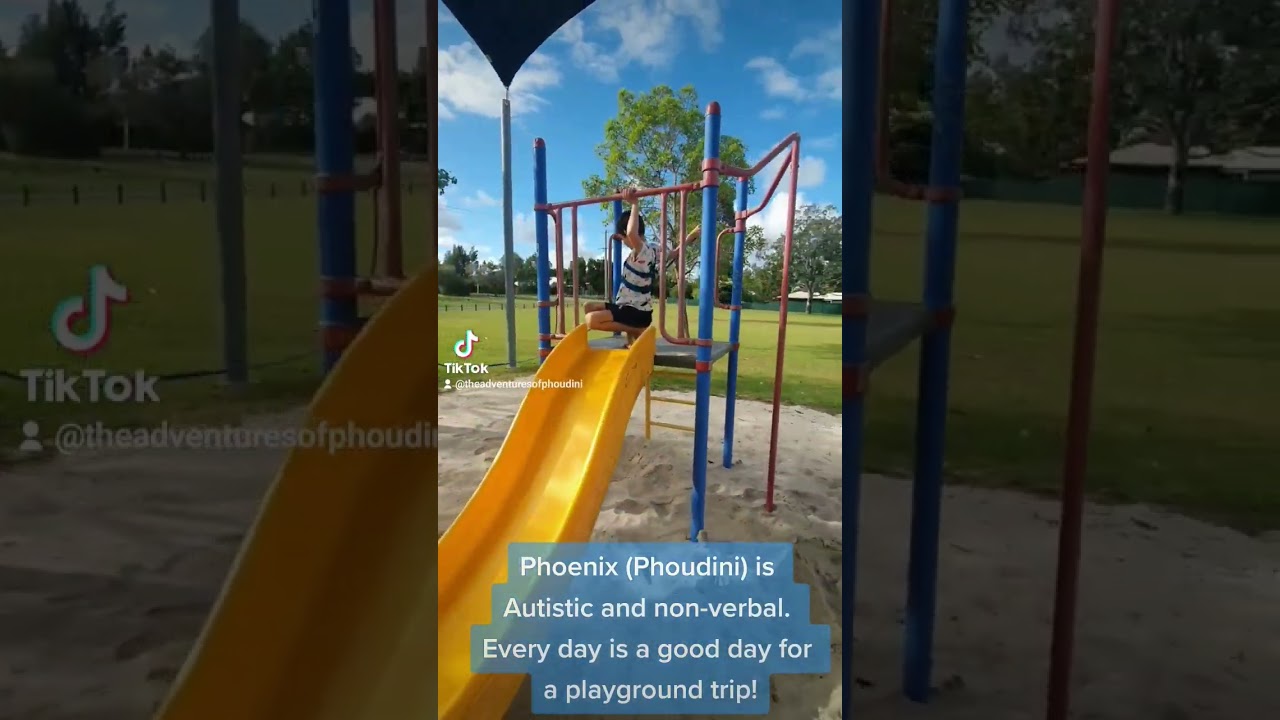 #phoudini #phoenix #autistic #nonverbal #playground #harness #safety #fun #autism #adhd #asd #shorts