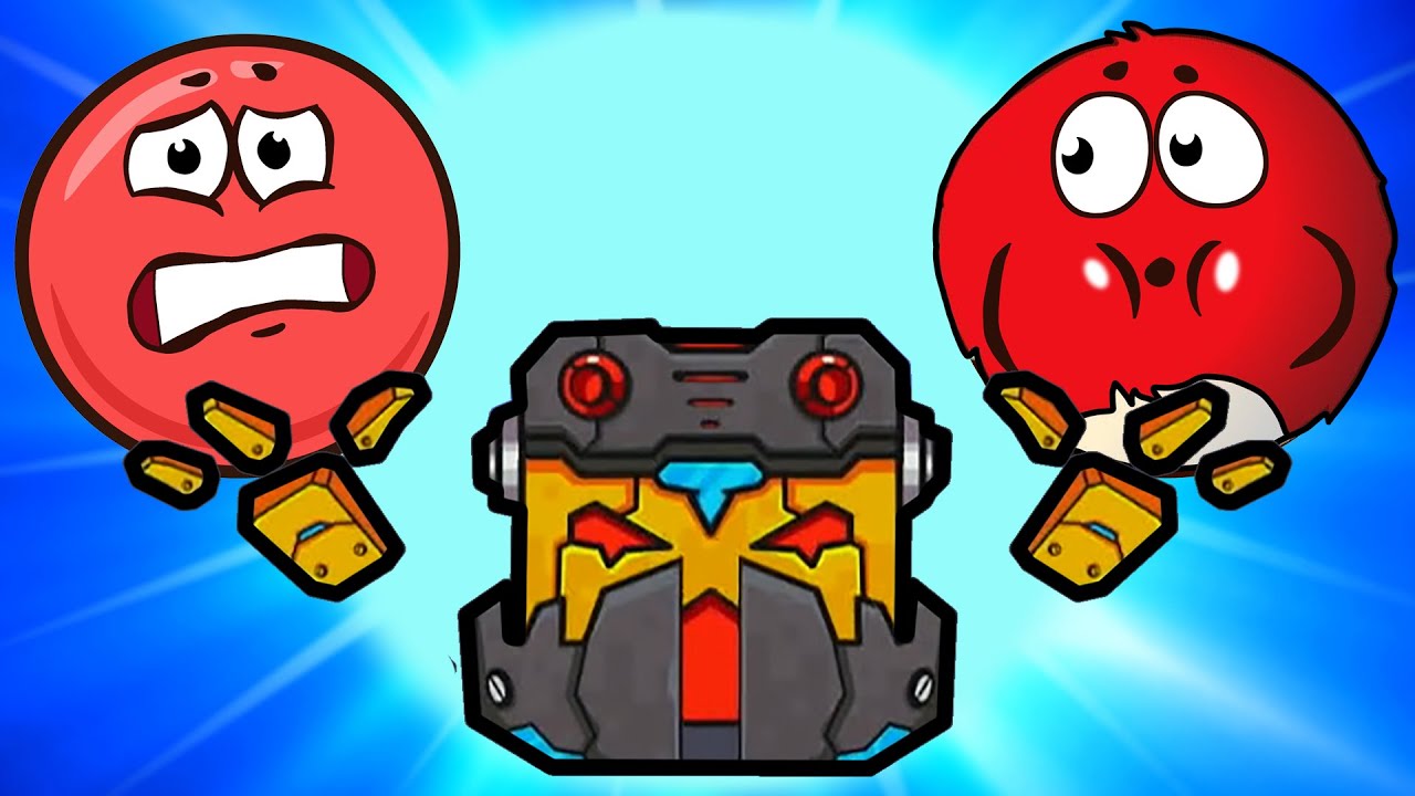 КРАСНЫЙ ШАРИК младший в прошлом #1. 1-6 уровни. Мультик про Red Ball Evolved