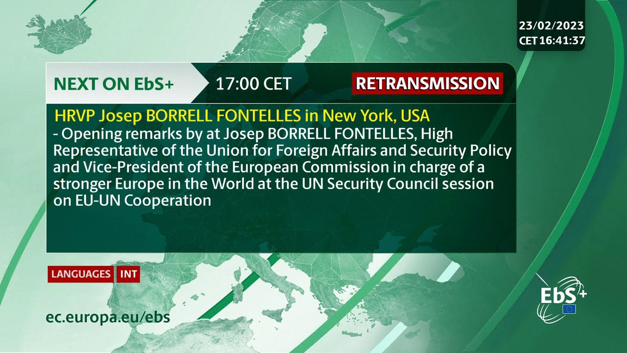 HRVP Josep BORRELL FONTELLES in New York, USA