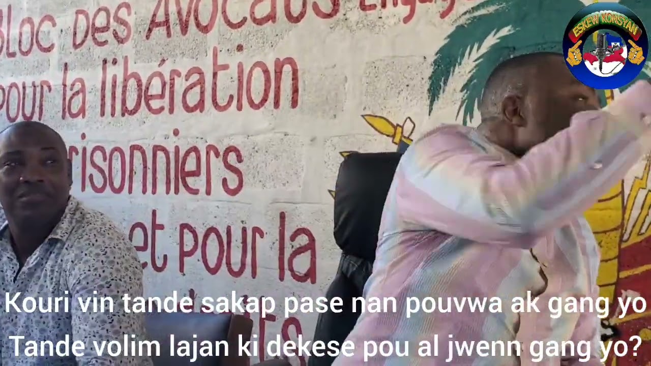 Me Caleb Jean-Baptiste avili CP Gérald Gilles/Smith Augustin ak minis finis rapò yo ak viv ansanm