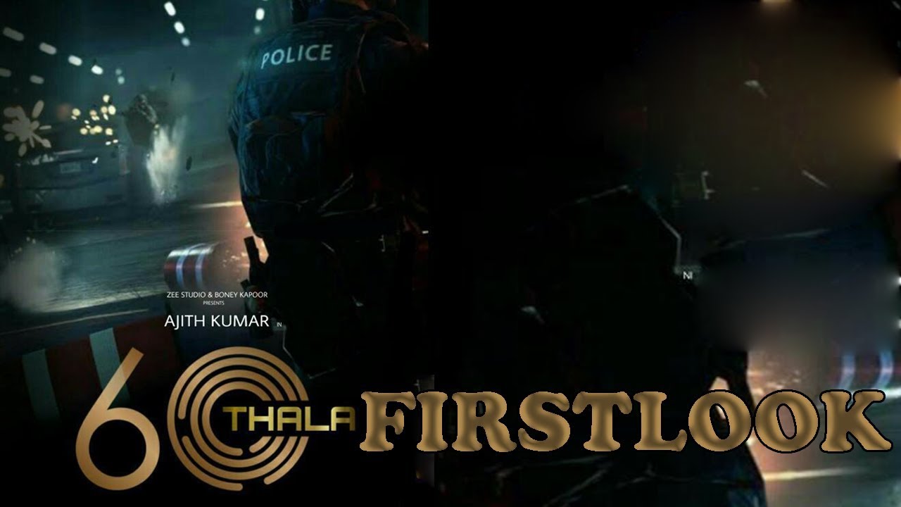 Thala60 Official Firstlook | Ajith Kumar | Vinoth | Boney Kapoor | Yuvan Shanker raja
