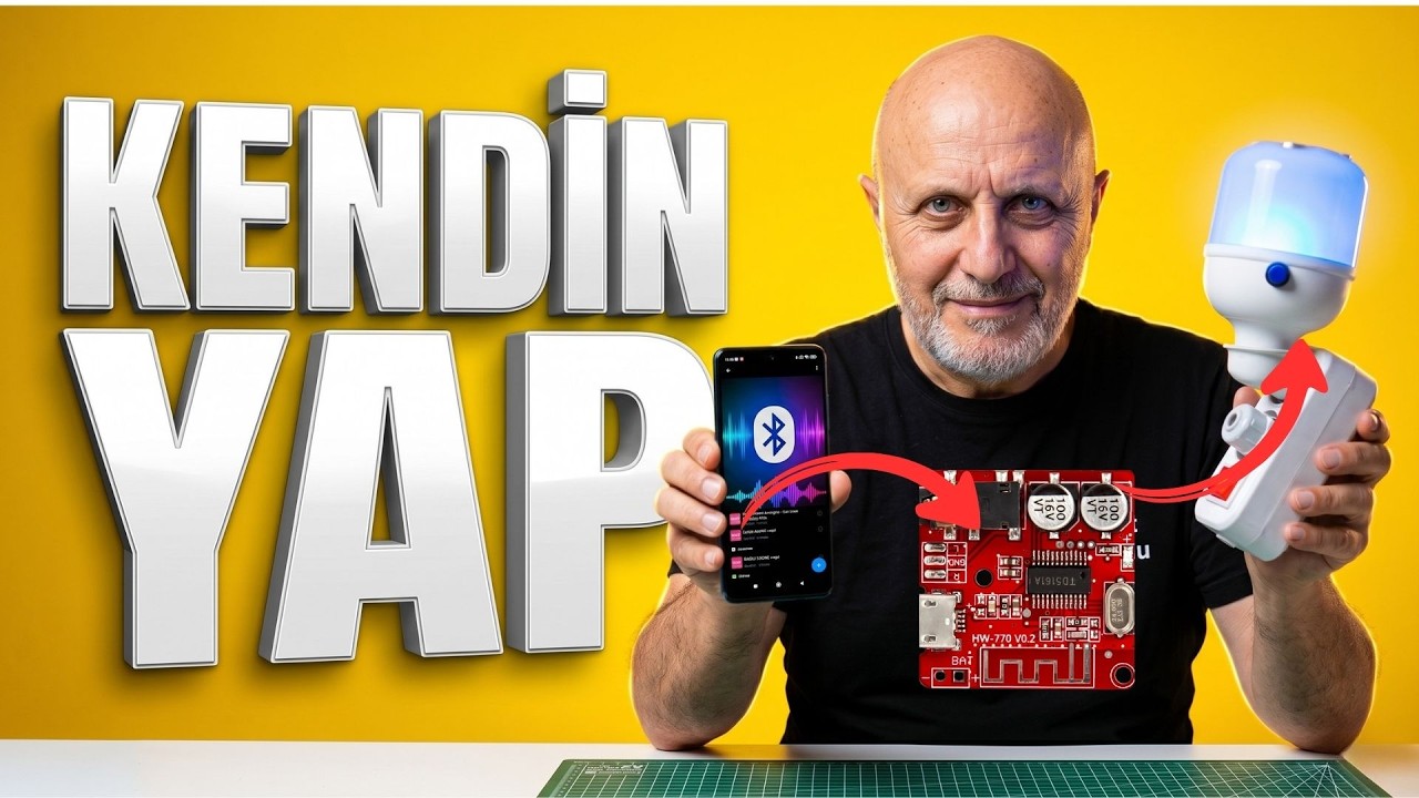 Eski LED Ampullerinizi Bluetooth MP3 &Ccedil;alara D&ouml;n&uuml;şt&uuml;r&uuml;n! | Kendin Yap Rehberi!