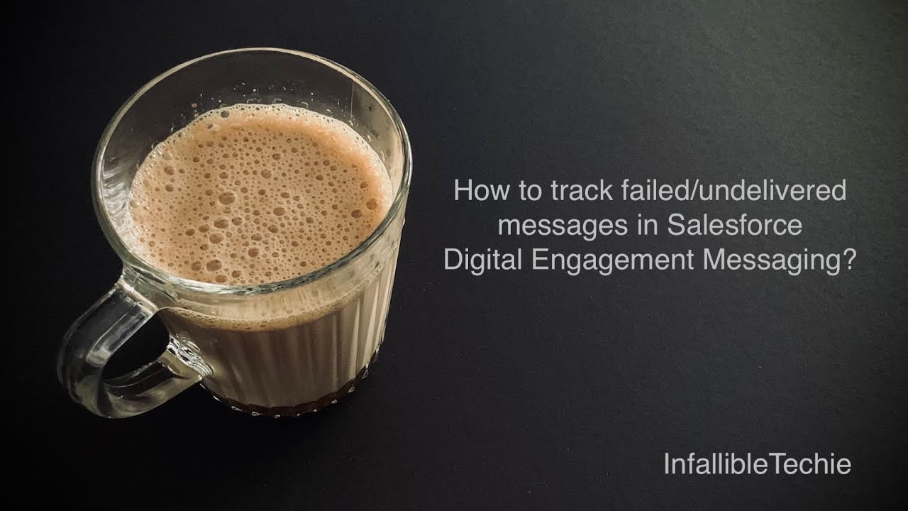 Отслеживание недоставленных сообщений в Salesforce Digital Engagement Messaging