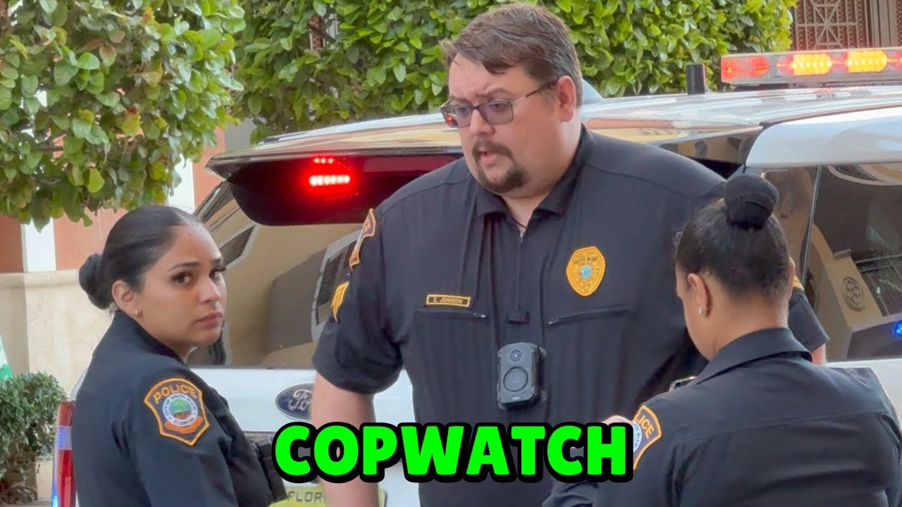 Recording the Police in my Neighborhood - Miami, Florida