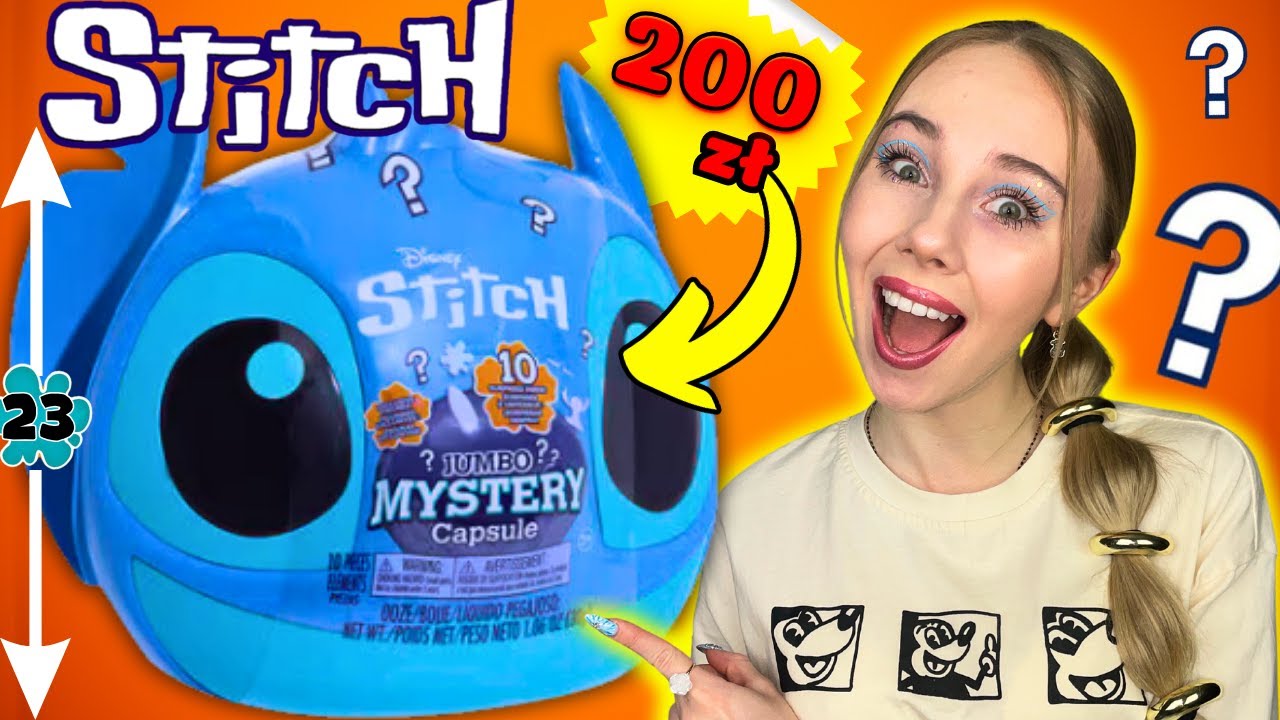 GIGA GŁOWA STITCHA Z NIESPODZIANKAMI❗️🌸 | Stitch | Just Play | Disney | Pattje