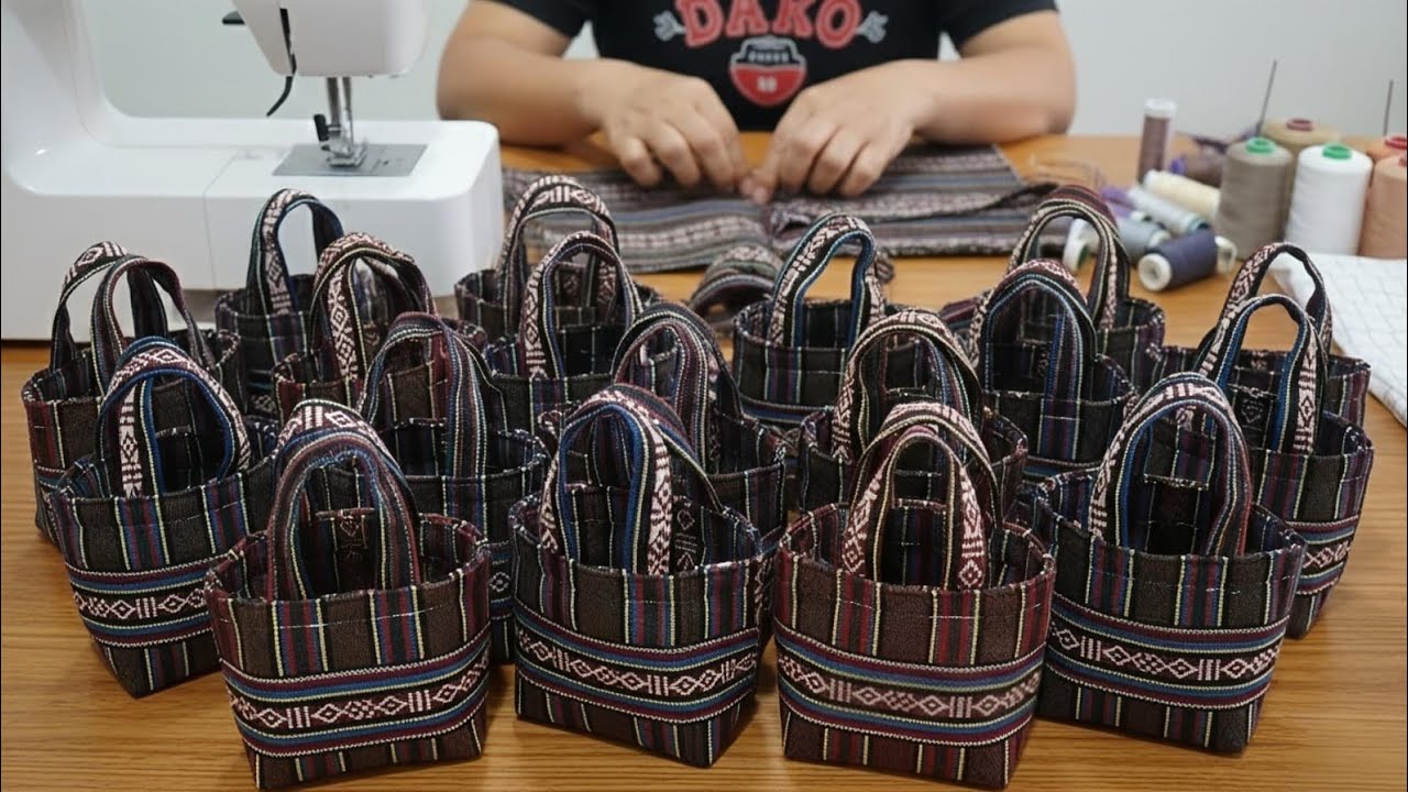 Bolsa reversible en 5 minutos | La manera más fácil + Idea para ganar dinero