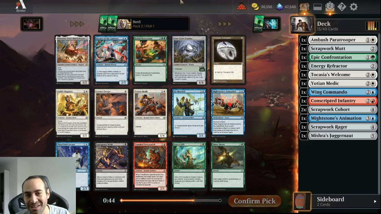 MTG Arena Bo1 Brothers War Ranked Draft #3