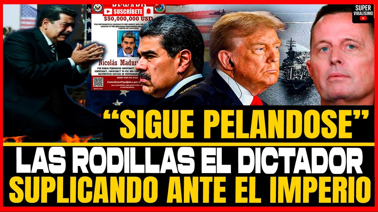 🔴 MADURO SIGUE SUPLICANDO POR AYUDA ARRODILLADO  POR NEGOCIAR UNA SALIDA LIMPIA ANTE EL IMPERIO