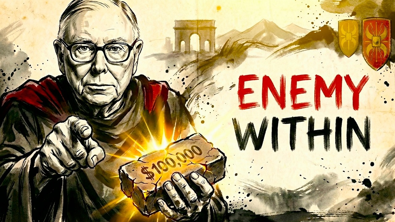 The $100,000 Wall: Why Your BRAIN Condemns You to POVERTY | Charlie Munger