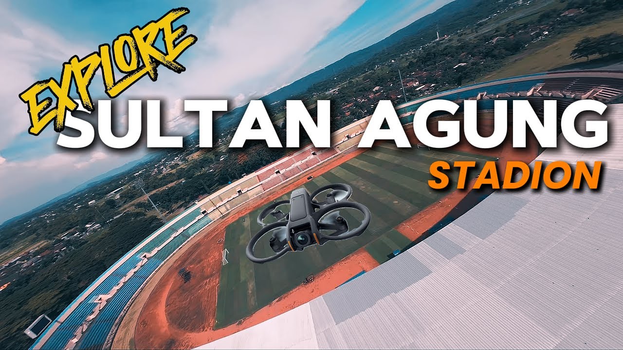 Tak Disangka, Stadion Sultan Agung Terlihat Keren dari Udara