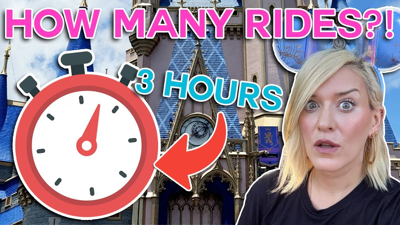 How Many Rides Can I Do In Magic Kingdom WITHOUT Lightning Lanes?! | BEST Day To Visit Disney World