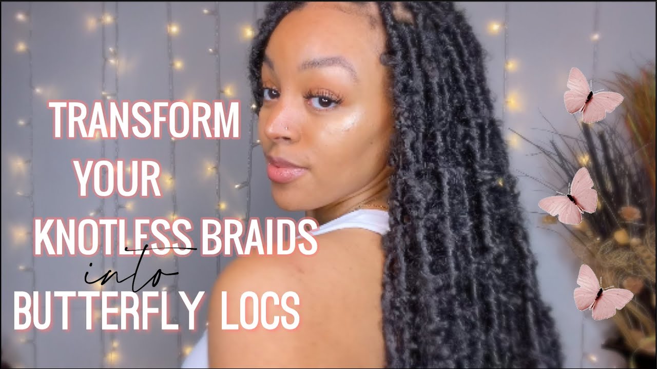 *VERY QUICK* How to turn your Knotless Braids into 34
