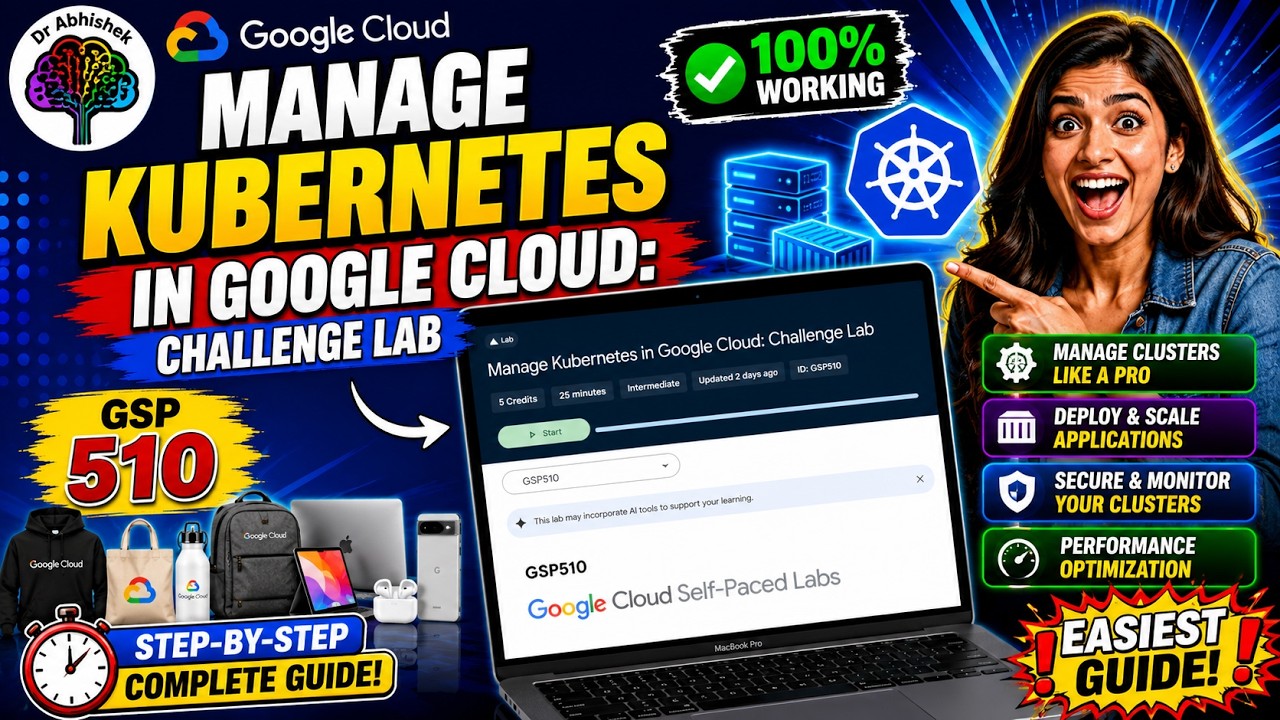 Управление Kubernetes в Google Cloud: Практическая лабораторная работа #GSP510 #qwiklabsarcade2026