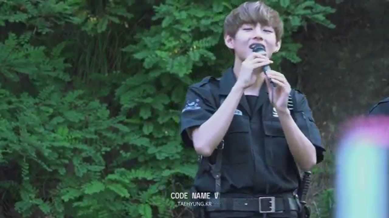 150705 인기가요 미니 팬미팅 방탄소년단 뷔 - 태태의 포부