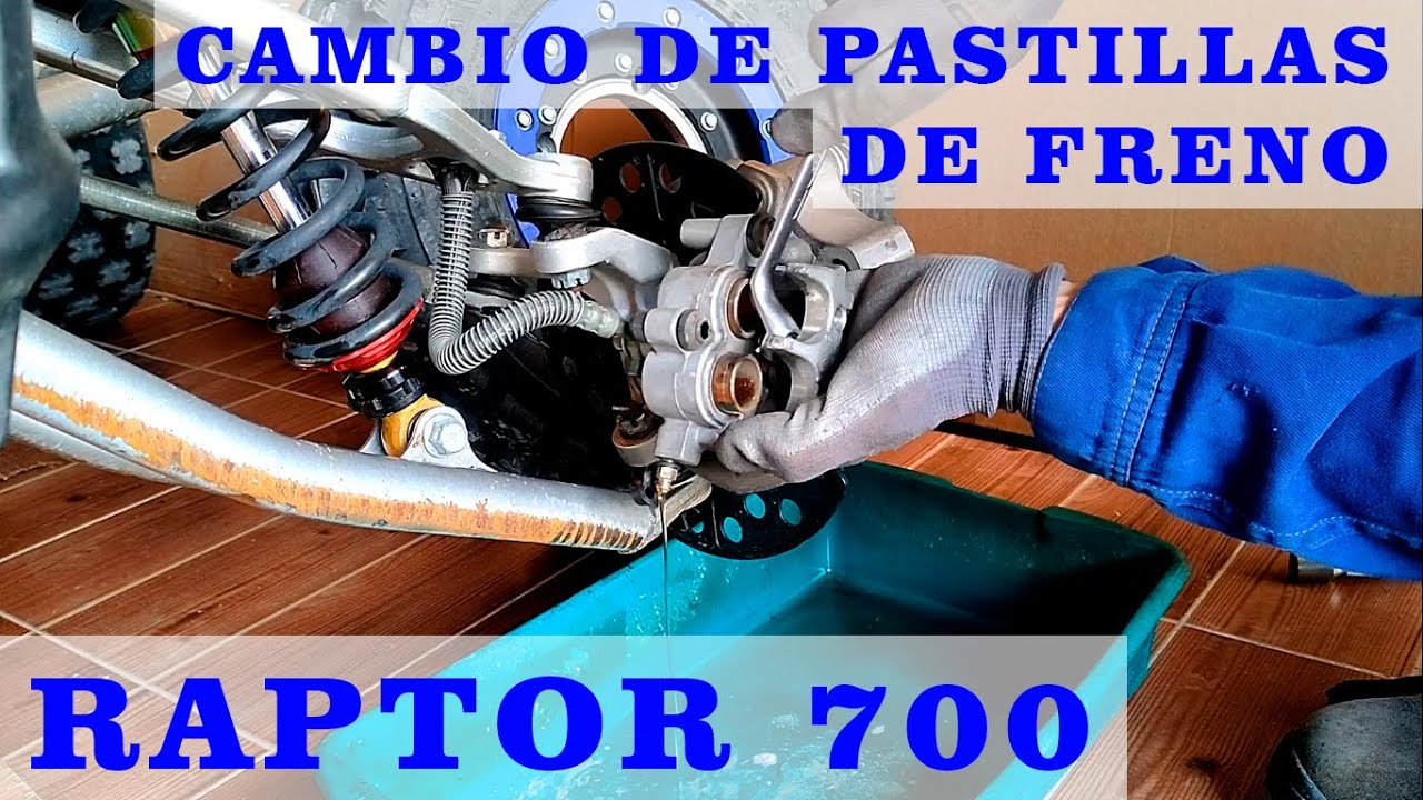 Cambio de pastillas delanteras Raptor 700 #quad #yamaha #raptor700 #cuatrimoto #freno #pastillas