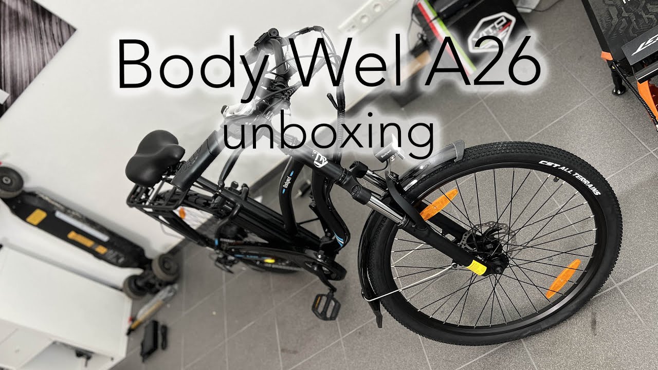 Body Wel A26 - takové dámské e-kolo 🚲. Unboxing 📦.