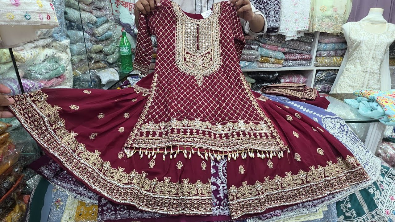 Скидка 50% на половину комплекта великолепного персидского платья Sarara Garara 2026 для девочек ...