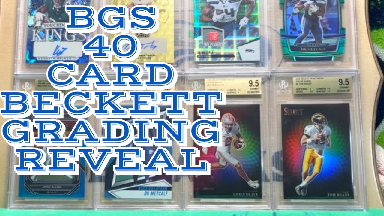 40 Card BGS Beckett Grading Reveal