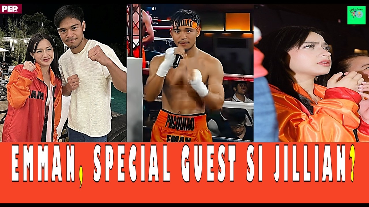 JILLIAN WARD, SPECIAL GUEST SA LABAN NI EMAN PACQUIAO 💘 #jillianward #emanbacosa #viral #trending