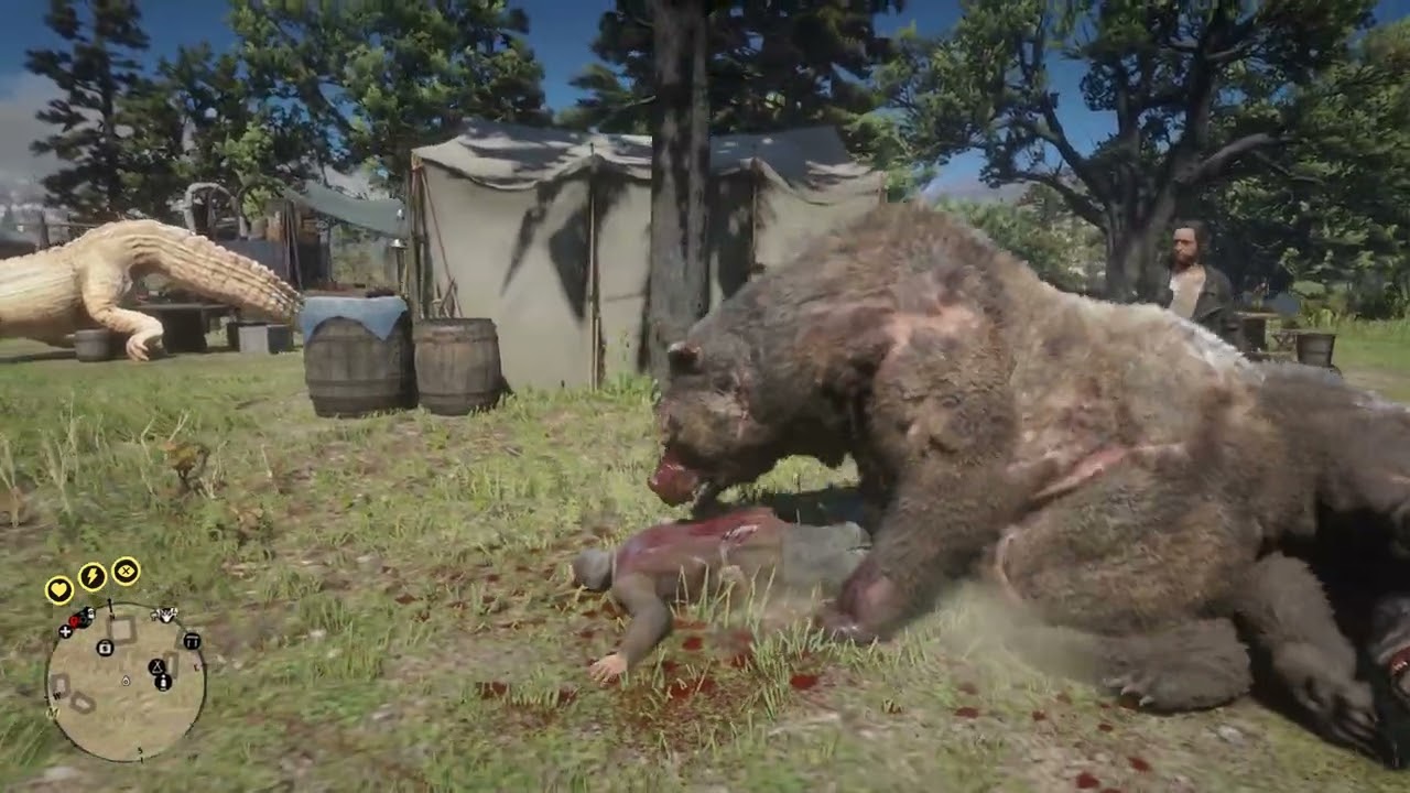 what if arthur brings the Legendary Bullgator to camp