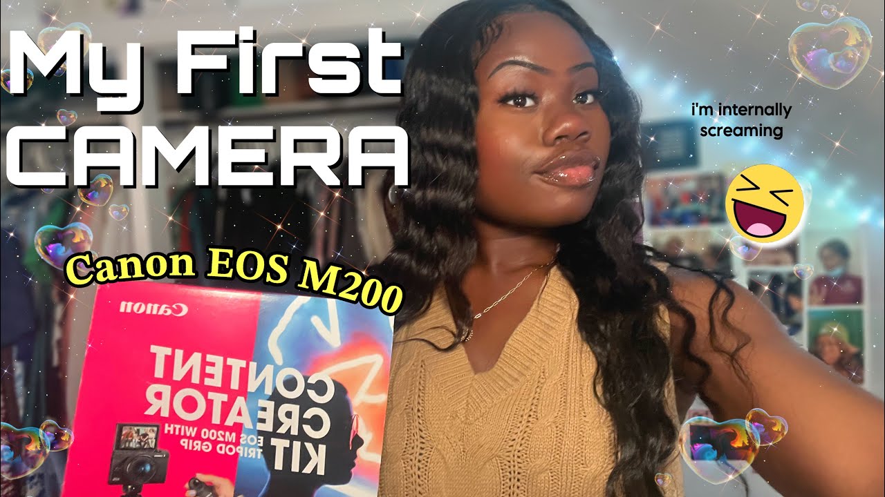 UNBOXING MY FIRST CAMERA ♡ | Content Creator Kit *Canon EOS M200*