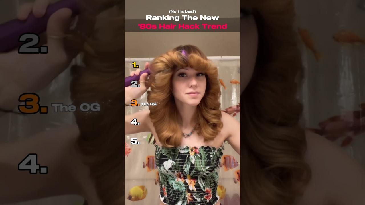 Ranking 80's HAIR HACK TREND