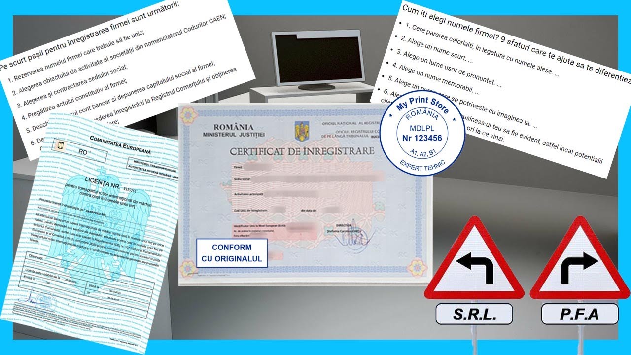 Firma La 20 De ANI - Cum mi-am DESCHIS Propria Firma Fara sa Stiu NIMIC