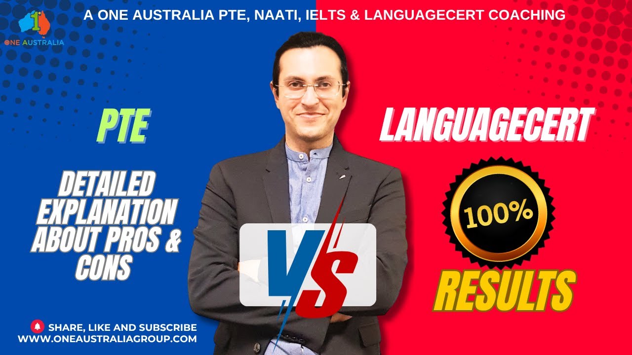 LanguageCert Vs PTE | Detailed Explanation About the Pros & Cons | A One Australia Education Group |