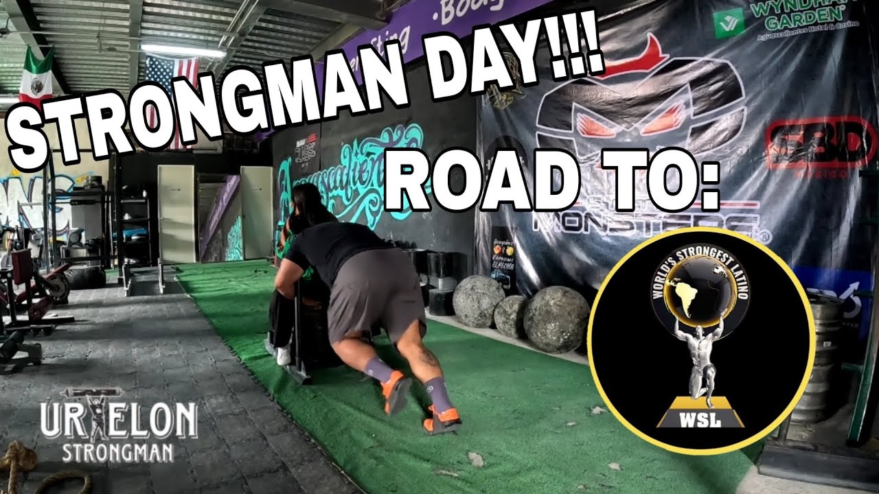 DÍA DE STRONGMAN!!! Deadlift, Sanbag Toss y empuje de trineo.