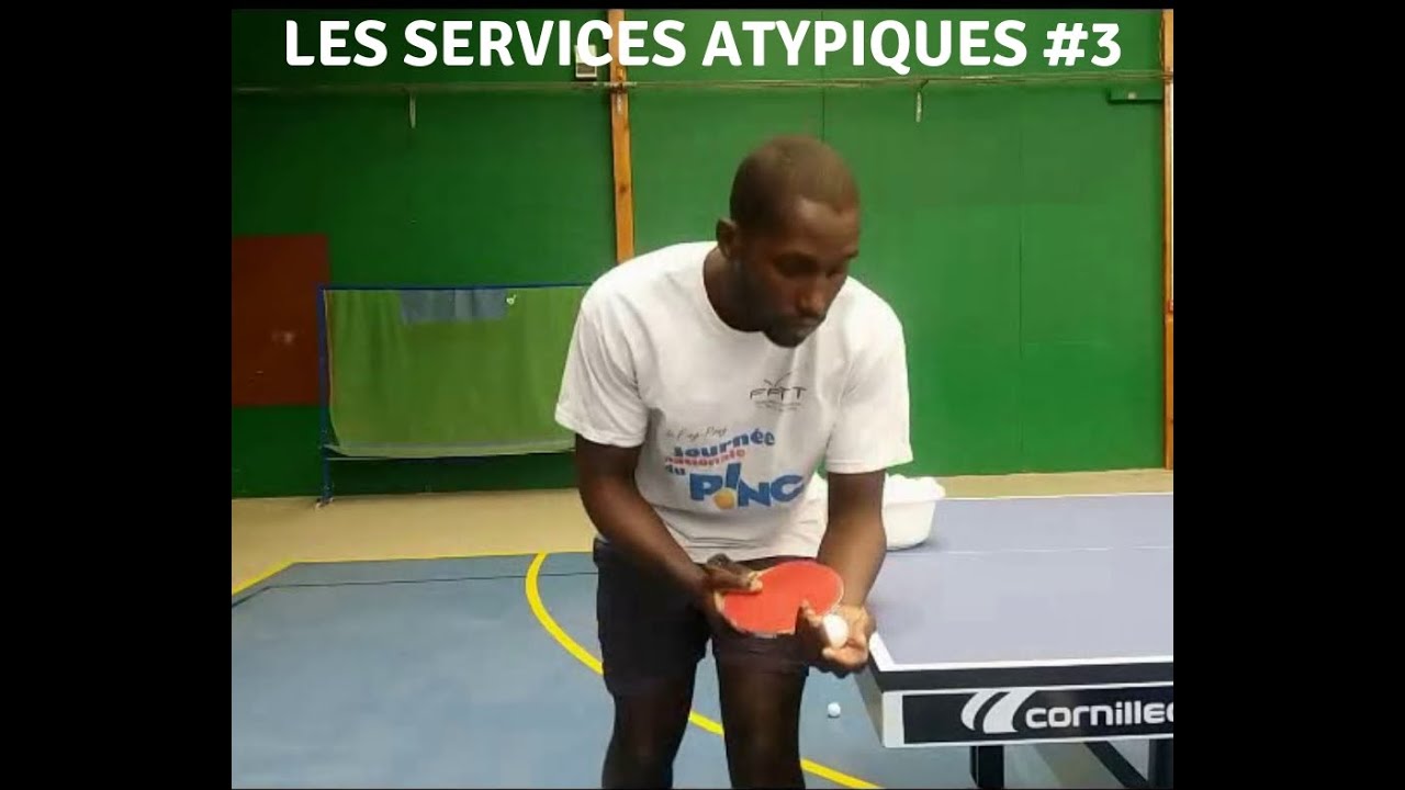 Les services au tennis de table #3