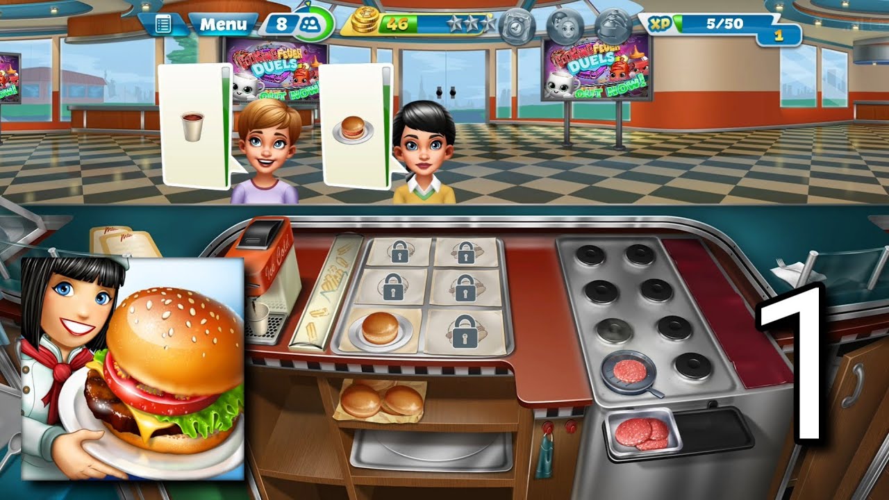 Cooking Fever Restaurant Game - Gameplay Walkthrough Part 1