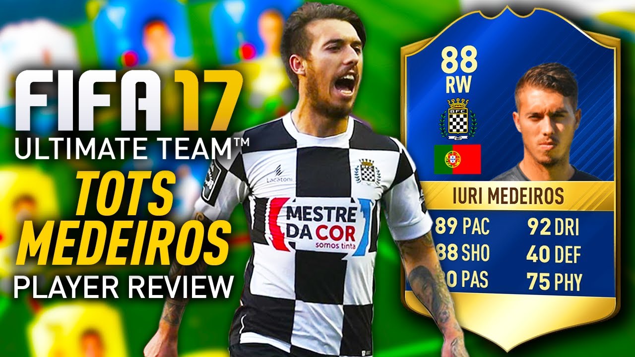 FIFA 17 TOTS MEDEIROS (88) *BUDGET GEM?!* PLAYER REVIEW! FIFA 17 ULTIMATE TEAM!