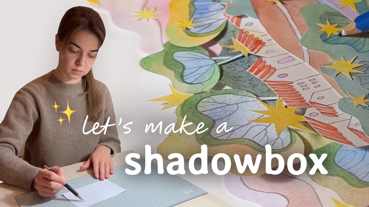 How I Build a 10-Layer Colorful Shadowbox (Step by Step)