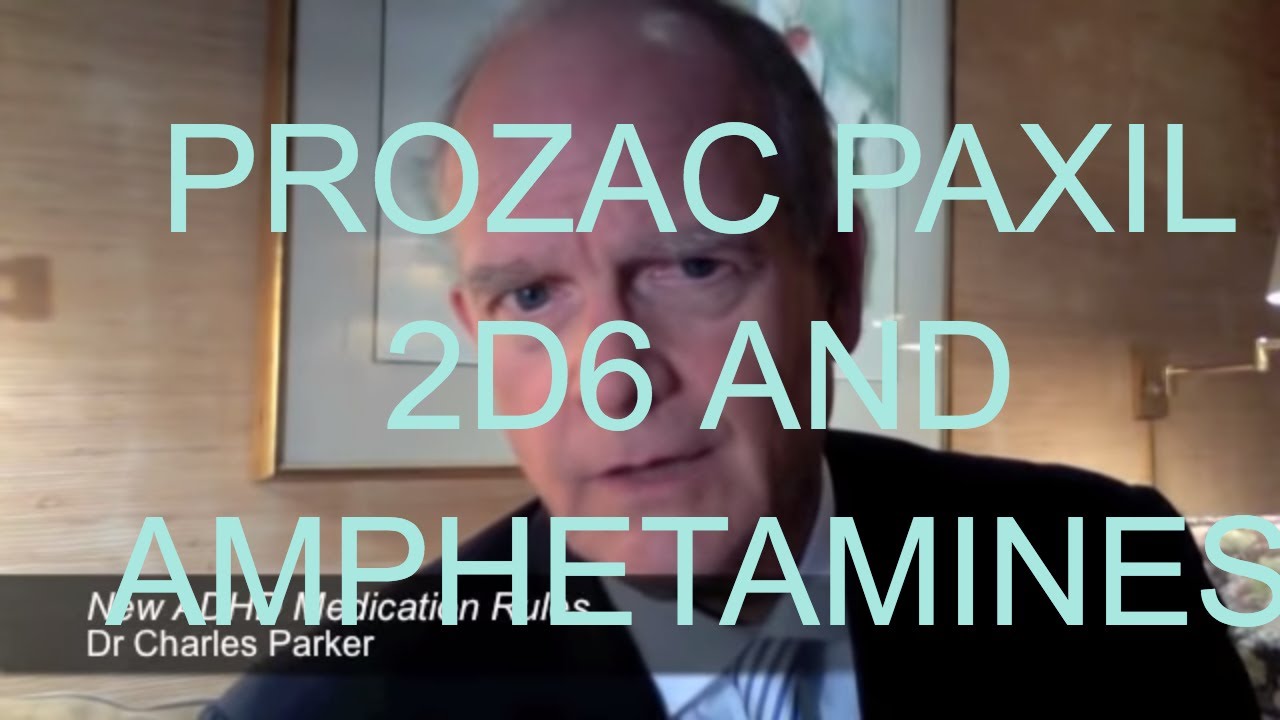 Prozac, Paxil & Drug Interactions With Amphetamines for ADHD - Dr. Charles Parker