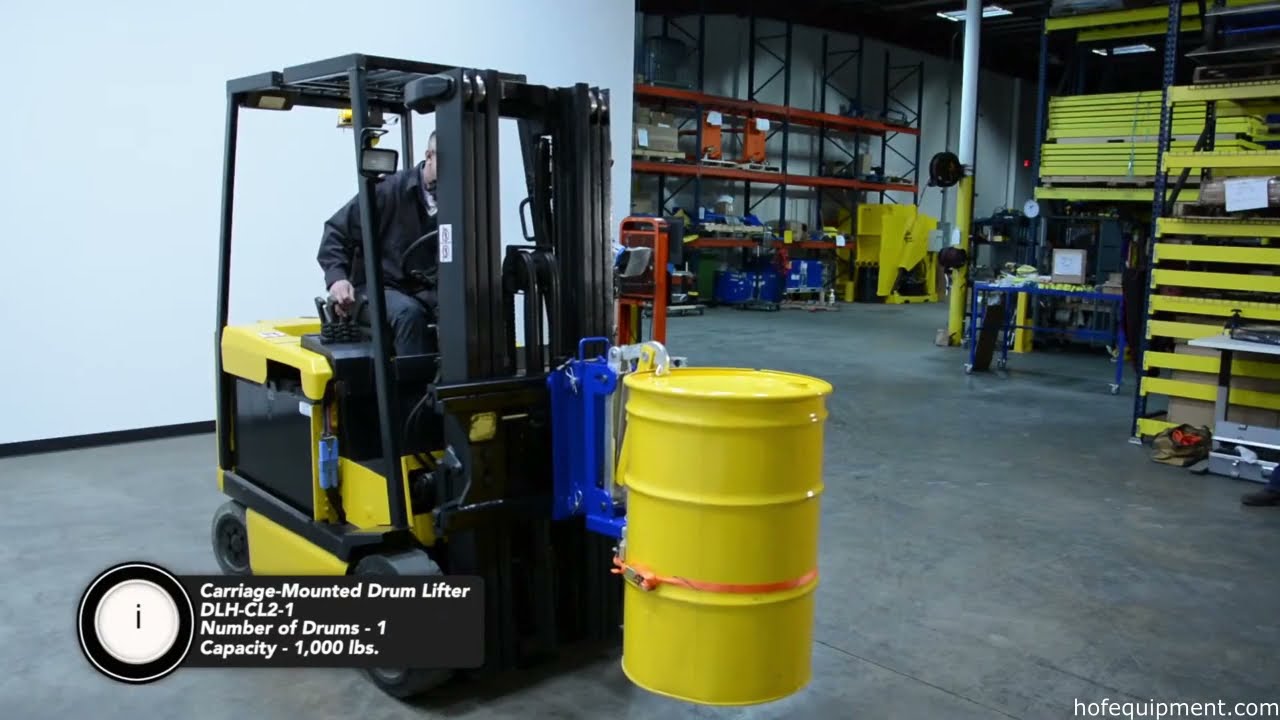 Vestil DLH-CL2-1 Forklift Drum Lifter (2025)
