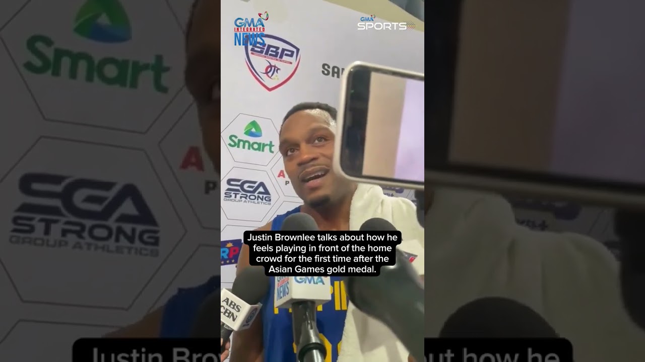 Justin Brownlee talks about how he feels playing in front of the home crowd for the first time