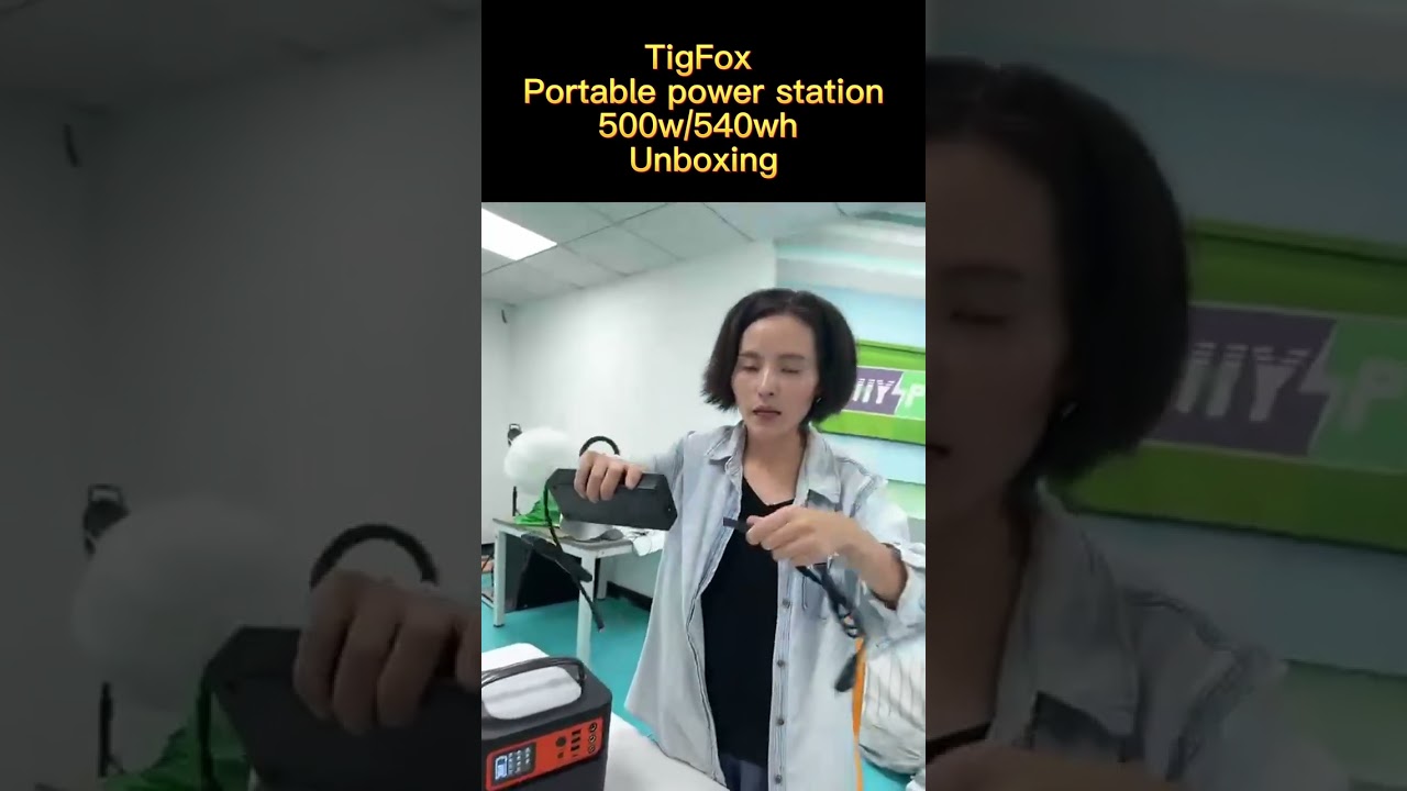 How to use tigfox T500W portable power generator?#portablecharger #backuppower #energystorage