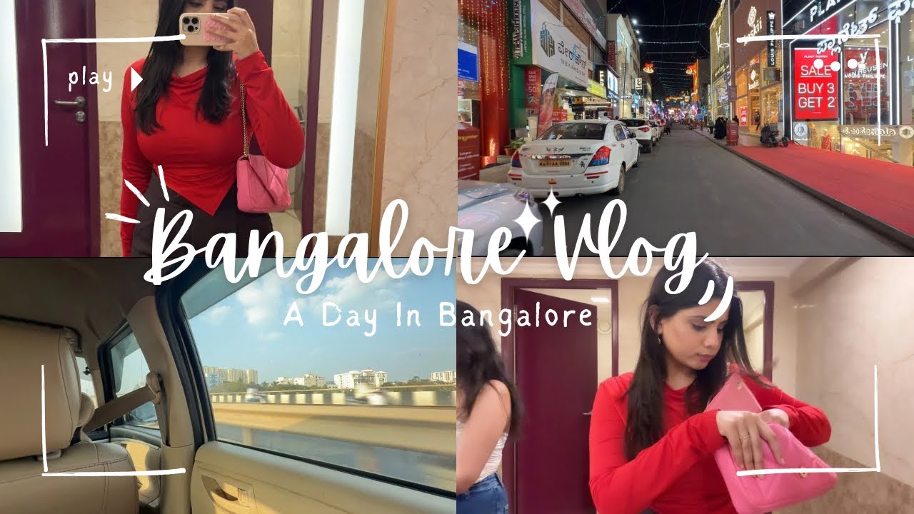 A Day in My Life in Bangalore 💌 | Local Markets, Street Shopping 🛍️ 💕