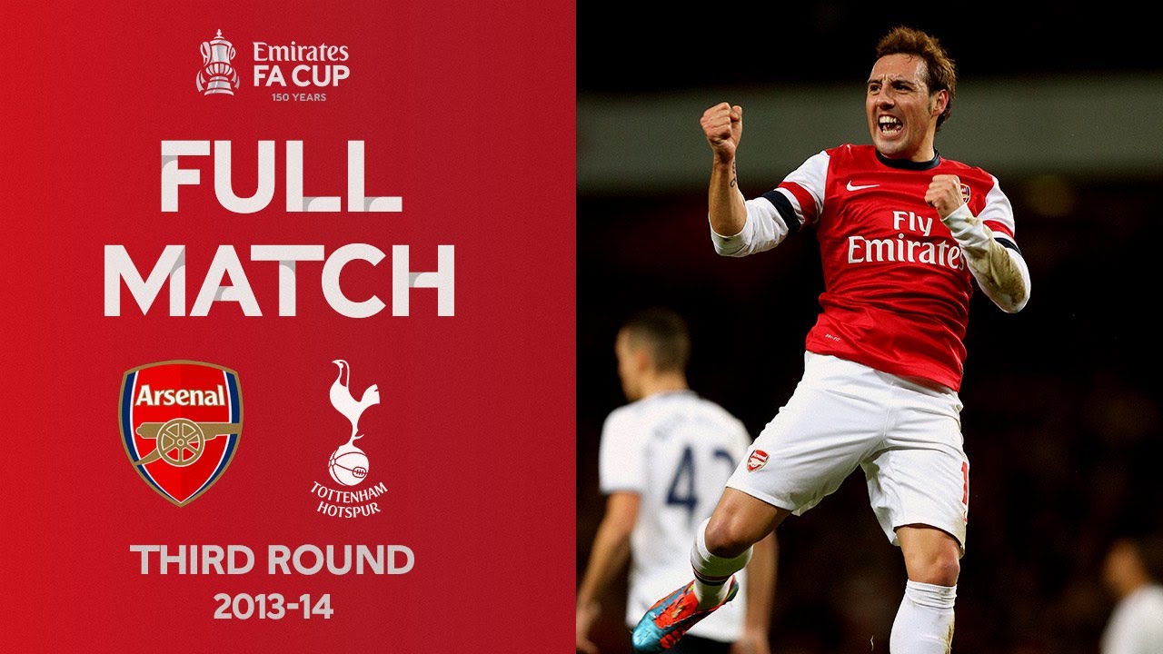FULL MATCH | Gunners Dominate North London Derby | Arsenal vs Tottenham | Emirates FA Cup 2013-14