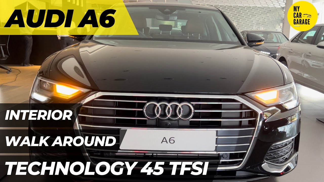 Audi A6 technology 45 tfsi 2022 | Black colour | Interior | Walkaround | My car garage | #audia6