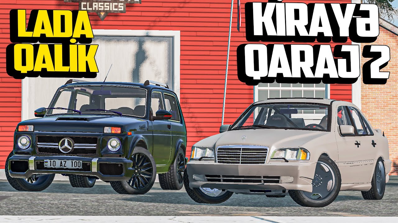 Kirayə Qaraj Bölüm 2 Nivanı Qalik Etdik Çeşka Hazırdı | Maşın Oyunları | BeamNG.Driver #malikbedelov