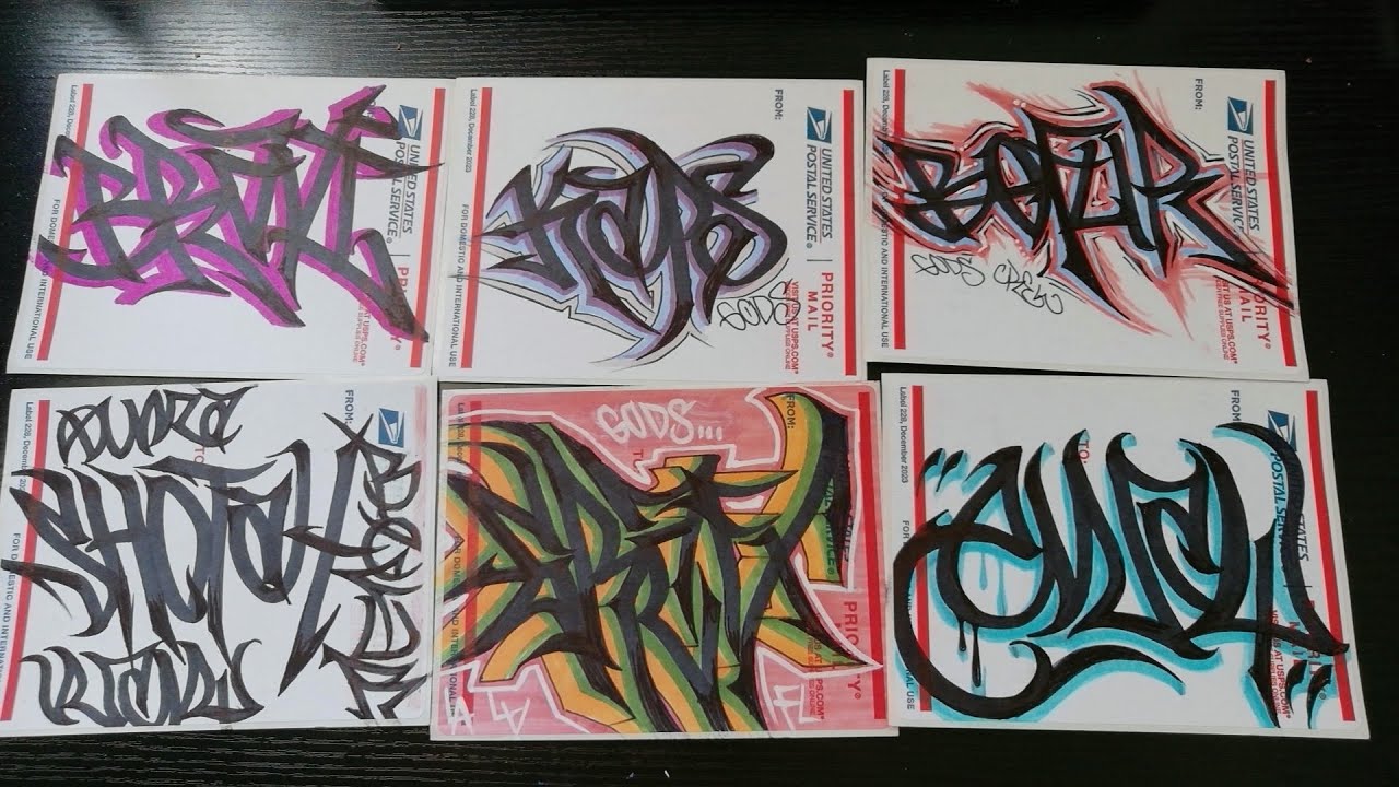 GRAFFITI LIVE! ( SLAPS) DOING NAMES