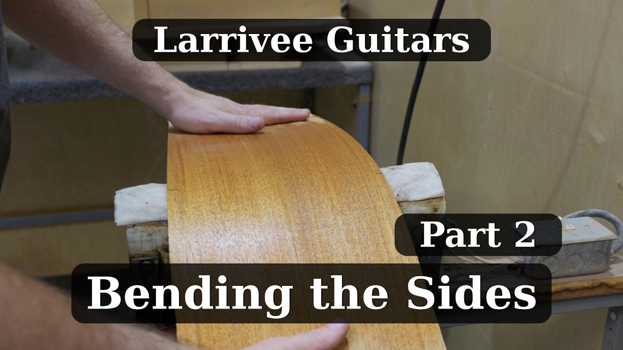 Part 2: Bending the sides | Larrivee Guitars Factory Tour