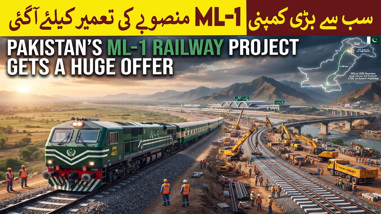 Pakistan&rsquo;s Biggest Construction Company Offers to Build 1,726 KM ML-1 Railway | Rich Pakistan