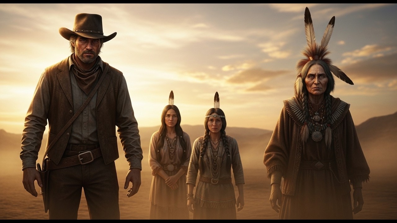 Cowboy Saved Two Apache Girls — What Their Mother Did the Next Day Stunned Everyone.