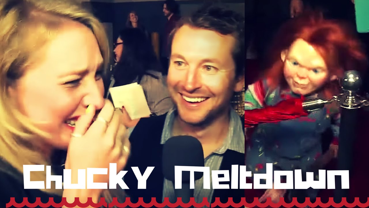 Maude FREAKS OUT After Seeing Chucky on the Red Carpet!