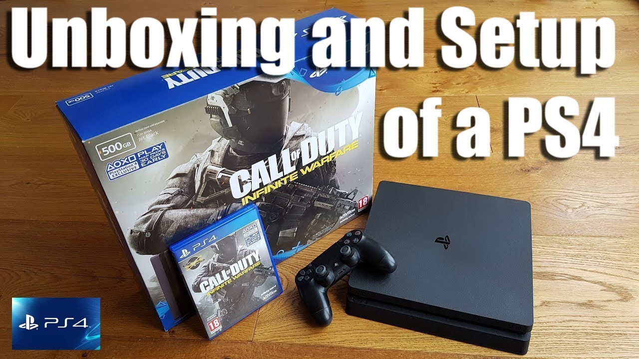 Sony Playstation 4 Полная распаковка и настройка
